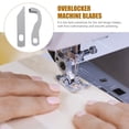 thumbnail image 2 of HLONK 4 Pcs Lames de Surjeteuse Ménagères Pièces de Rechange pour Machine de Surjeteuse, 2 of 6