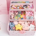 thumbnail image 4 of Caja de almacenamiento elegante Minnieouse para moños y cintas para el cabello rosa, 4 of 6