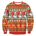 thumbnail image 5 of Suéter de Navidad feo Unisex para hombres y mujeres, ropa con estampado de Santa Elf, novedad de otoño e invierno, 2024, 5 of 5