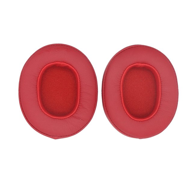 Sidaley Almohadillas para auriculares Cojín Protección auditiva Suavidad Orejera Reemplazo de funda para auriculares Skullcandy Crusher 3.0 Relojes inteligentes Rojo