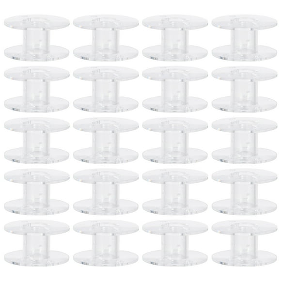 50pcs máquina de coser COP Latches Portátiles de máquinas de coser Suministros (transparentes)