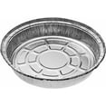 thumbnail image 2 of 7 Inch Round Aluminum Foil Pan 24 oz, 1.5 lb, 0.75 Quart Disposable Take Out (100), 2 of 2