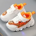 thumbnail image 6 of Hessimy Girls Boys Light Up Shoes Slip On Breathable Lightweight Sneakers Tenning Walking Back to School Shoes (Toddler to Little Kid)(Z03-RD1,1-1.5 Years), 6 of 8