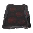 thumbnail image 4 of Enfriador de la Computera Portátil, 6 Ventiladores Ruidosos Control antiskid de DeFlectación Velocidad de Ventilador de Ventilador Ergonómico Ventilador de la Computeradora, 4 of 7