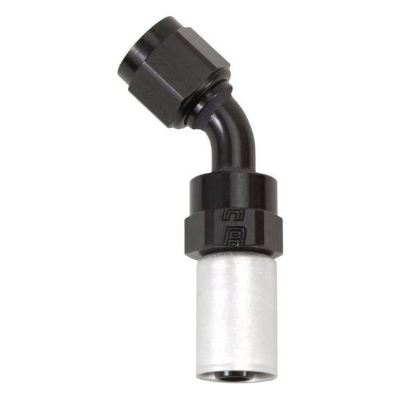 Russell #8 45 Deg Hose Fitting P/C Crimp-On