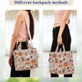 thumbnail image 4 of FORMRS Womens Corduroy Tote Bag Crossbody Shoulder Handbag with Pocket, Fall Acorns Pattern, 4 of 7