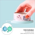 thumbnail image 3 of 2Pcs Silicone Lid For Dog Food Lid Silicone Cat Dog Food Pet Lids With 2 Spoons Fits Almost All Tin Cans, 3 of 5