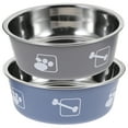 thumbnail image 4 of Masteelf Durable Stainless Steel Pet Bowl for Kitchen Use Assorted Color 2Pcs, 4 of 8
