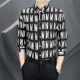 thumbnail image 3 of Camisas para hombre Camisa de rayas de manga media con lunares para hombre Camisa de algodón con botones Moda 2024 Asia con cuello Nuevo en Slim Fit Venta Marca barata, 3 of 5