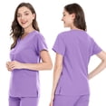 thumbnail image 3 of Traje quirúrgico de dentista oral para mujer, traje de lavado de manos dividido, traje de enfermera de hospital elástico de secado rápido, 3 of 6