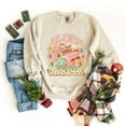 thumbnail image 3 of Aloha Christmas Surfing Santa - Women's Graphic Sweatshirt, 3 of 11
