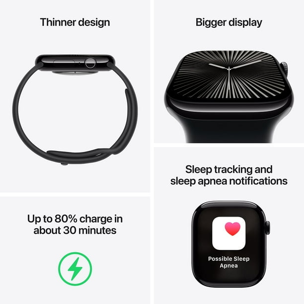 Apple Watch Series 10 GPS + Cellular 46mm Aluminum Case