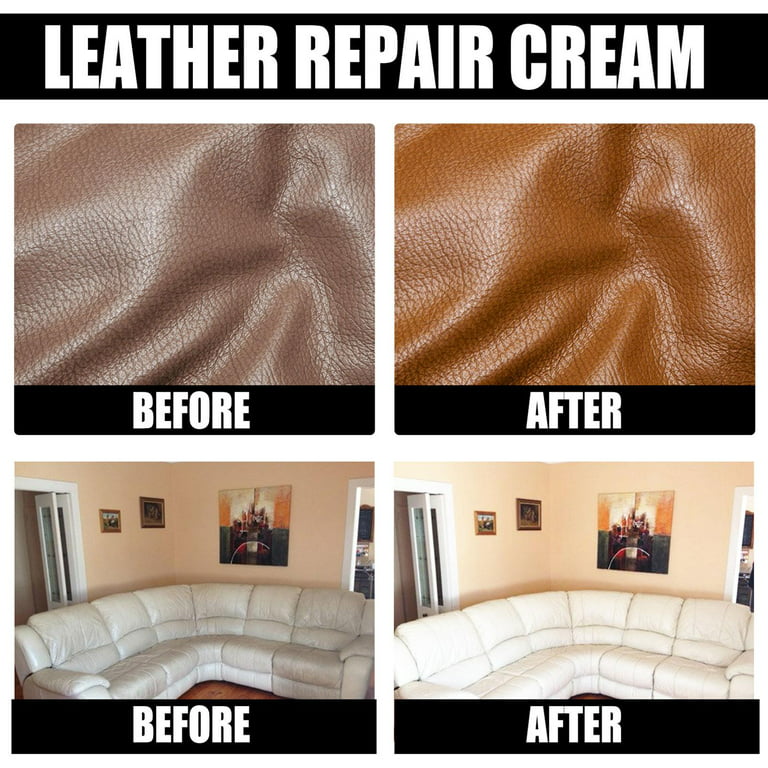 Leatherrite Leather Restorer, Leather Rite Leather Restorer Cream, Leather  Repair Kits for Couches, Multi-Purpose Leather Recoloring Balm Restorer