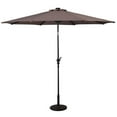 thumbnail image 1 of Pemberly Row Parasol Solaire de Patio à DEL, Inclinable en Acier avec Manivelle, Extérieur (Beige), 1 of 10