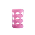 thumbnail image 1 of Soft Silicone Mason Jar Protector 150/180ml Shatterproof Bottle Protector (Pink), 1 of 5