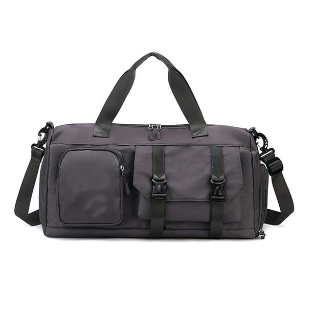 Bolsa de lona para hombre para viajar, bolsa de lona con separación de humedad y secado, impermeable, mochila de viaje para gimnasio para hombre