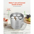 thumbnail image 3 of STAWAY 21 QT Stainless Steel Canning Pot with Rack & Glass Lid - Extra Large Capacity, Induction Compatible, Easy Clean, Perfect for Home Canning & Preserves, 3 of 9