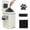 White, variant on Dog Poop Trash Can For Outside & Indoor 5l/1.3gal Small Pet Waste Bin With Odor Control Carbon Filter Lid 2-way Open (step Press Top) Container Bag Holder Grey