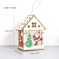 thumbnail image 4 of Zynviq White Roof Lighted Village House for Christmas Village and Tabletop Decor, 4 of 6