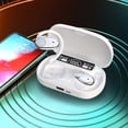 thumbnail image 5 of Earbuds Wireless, Hwkond Wireless Ear Mounted Bluetooth Earphones No In Ear Sound Leakage Stereoscopic Sound Quality Advanced Sports Earphones, White, Up to 60% Off, 5 of 6