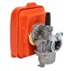 thumbnail image 1 of 19mm Motorized Bicycle Carburetor Metal Alloy for 2 Stroke Engine Motorized Bicycle Bike 48cc 49cc 50cc 60cc 66cc 80cc, 1 of 5