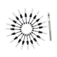 thumbnail image 4 of Juego de 4/20 piezas con base de goma flexible para carrocería y pasadores de clip para coche RC 20pcs, 4 of 9