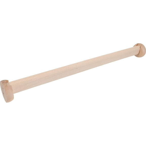 HONMEET Basiou Wooden Closet Rod Khaki Simple Design for Home Use and Storage Organization