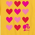 thumbnail image 3 of Barbie - Barbie Heart Grid - Toddler And Youth Short Sleeve Graphic T-Shirt, 3 of 5