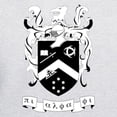 thumbnail image 3 of CafePress - Pi Alpha Phi Black And White Crest Sweatshirt - Pullover Hoodie, Hooded Sweatshirt, 3 of 4