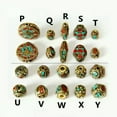 thumbnail image 6 of U8MO 1PC Charms Turquoise Tibetan Nepalese Brass Beads Lapis Tribal Boho Spacer Beads-49#, 6 of 9