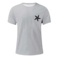 thumbnail image 3 of WEAIXIMIUNG T-Shirts pour Hommes Graphiques Country T-Shirt d'Été pour Hommes à Col Rond à Manches Courtes T-Shirt de Sport de Mode de Rue Décontractée pour la Maison pour Hommes, 3 of 7