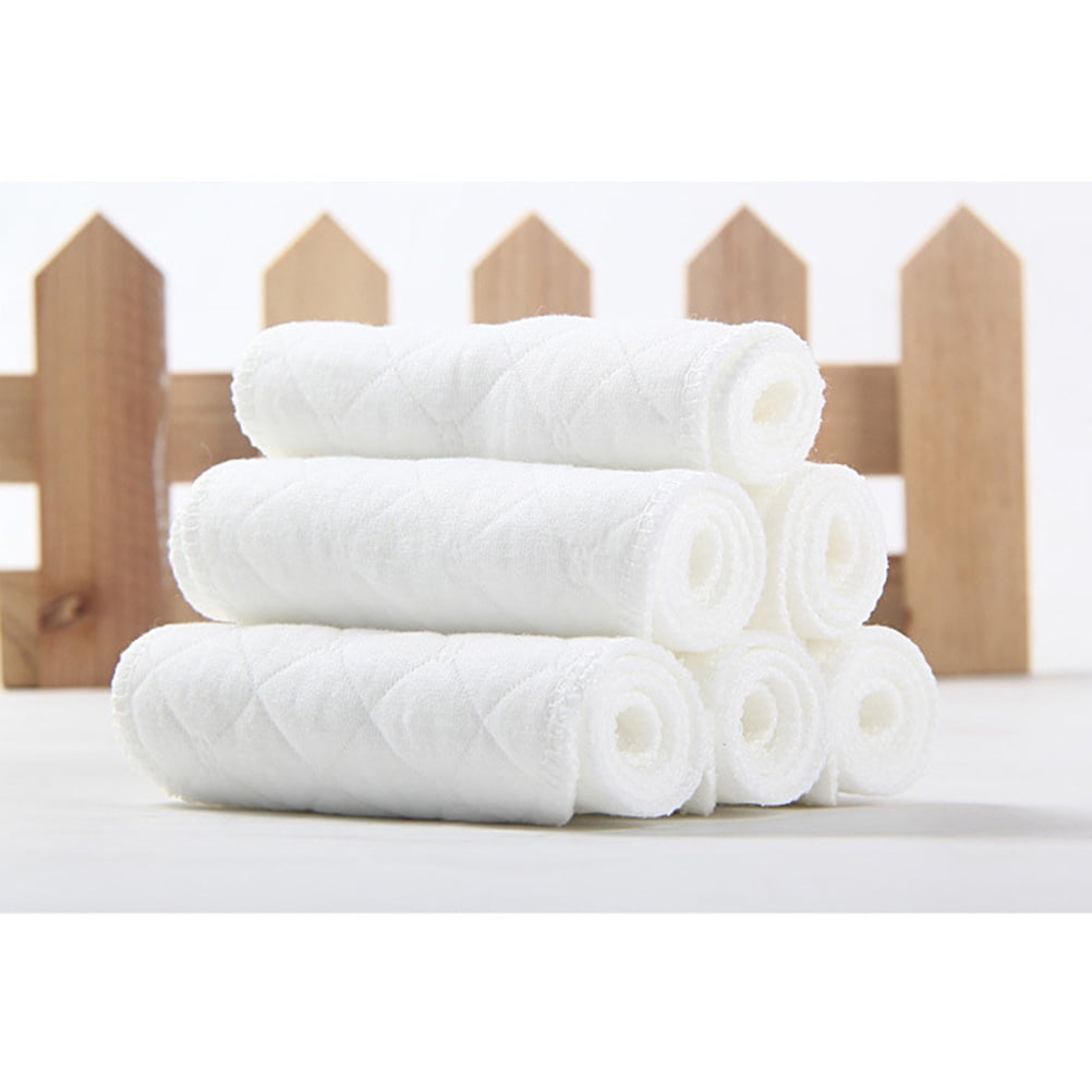 Toallas Puras De Muselina Para Bebé, Paños Para Eructar, Saliva H Suaves Absorbentes Reutilizables 6 Uds