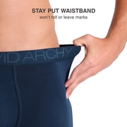 DAVID ARCHY Adult Mens Underwear Breathable Bamboo Rayon Trunks 4 Pack Multi Colors,Sizes S-2XL