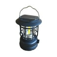 thumbnail image 1 of Solar LED Camping Lantern, Bright Portable Survival Lanterns,Multifunctional retro camp lamp - Large, 1 of 5
