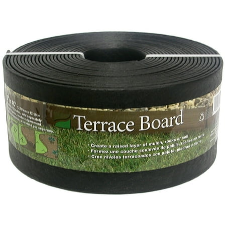 Terrace Board - 95440 Terrace Board Landscape Edging Coil 5 Inch by 40 Foot, Black, Size Trays Black 40Foot Back35 Full 99410 Coil Nacho 5Inch 29220 Board Bottle.., By Master Mark Plastics