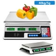 thumbnail image 2 of 40kg Digital Weight Scale Price Computing Retail Count Scale Food Meat Scales Kitchen Weight Scale, 2 of 11
