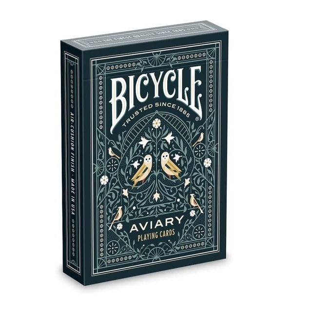 Milesmagic Bicycle Aviary Playing Cards Limited Edition Poker Collectable Premium Deck | With 52 Cards & An Air-Cushion Finish For Easy Handling & Shuffling | Use For Party & Game