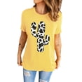 thumbnail image 4 of ABPHQTO Camiseta de manga corta amarilla COWBOY BUTTS DRIVE ME NUTS para mujer, 4 of 5
