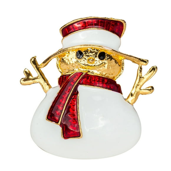 TopLLC Brooch Pin for Women Christmas Ornaments Snowman Brooch Children Clothing Brooch Jewelry Gifts on Clearance