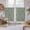 Green, variant on Blue Botanical Tier Curtains 24 Inch Length, Pastoral Elegant Spring Floral Cafe Short Curtains for Bathroom Over Sink, Small Kitchen Curtain Light Filtering Tiered Drapes 2 Panels 27.5"Wx24"L