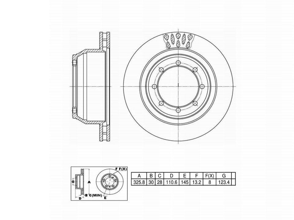 Winstop Brake Rotor, Rear WS240495, Ford E-350 Super Duty 2007-1999