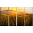 thumbnail image 2 of Tuscany Wheat Field at Sunrise - Landscape Artwork Canvas, 2 of 3