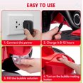 thumbnail image 6 of Lumiparty 6V Bubble Motorcycle Ride on Toy Car for Kids, with Music, LED Headlights, Forward/Reserve, Pedal, 3 Wheels Ride on Motorbike for Kids 3-8, Red, 6 of 7
