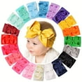 thumbnail image 2 of MEZZALL 20pcs Baby Girls Bows Headbands Nylon Hairbands Ribbon Bow Elastic Hair Accessories For Toddler Kids Infants Daily Wear Classic / One Size, 2 of 9