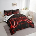 thumbnail image 3 of Castle Fairy Children Hexagon Gamer Twin Bedding Sets,Video Game Bedding Comforter Set, 3 of 8