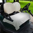 thumbnail image 2 of Golf Cart Seat Covers for 2 Seater,Grey Green Orange Ombre Microfiber Cart Seat Towel Blanket,Modern Gradient Abstract Art Absorbent Breathable Non Slip Bench Seats Protector for Golf Course 51"x31", 2 of 9