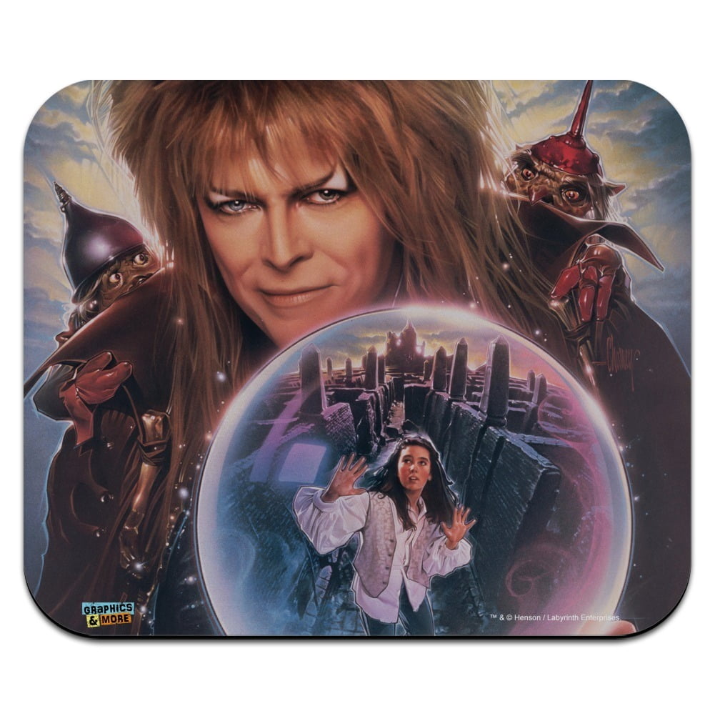 Goblin King Labyrinth Film The Ball  Printed Canvas Picture Multiple Sizes 