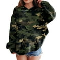 thumbnail image 2 of Drie Kids Camo Sweatshirt Youth Solid Classic Hoodies Soft Hooded Pullover Sweatshirts for Children AG,11-12 Years, 2 of 6