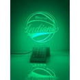 thumbnail image 6 of MANIA American Pro Basketball Sports Fan Team Sports Themed Ball Lamp Night Light LED Personalized Free Name Room Man Cave Decor 16 Colors & Remote, Made in America! (Indiana), 6 of 7