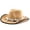 Khaki, variant on Western Diva Cowboy Hat for and Jazz Fedora Style Party Hat for Stage Dance Performances and Western Leather Hats for Men Western One Size
